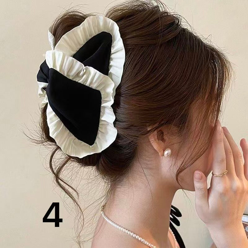 Korean-Style Retro Triangle Hair Claw Clip