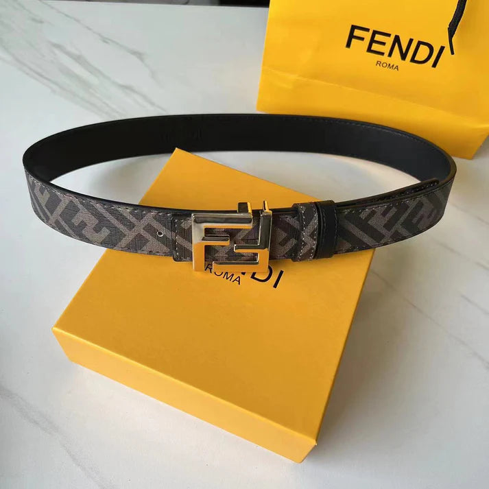 Luxury belt in classic logo style