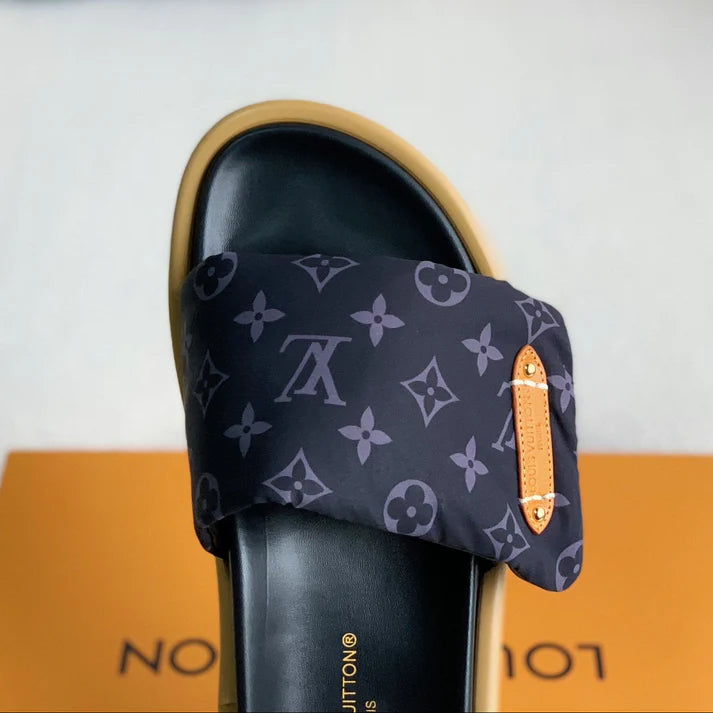 Unisex Letter-Print Slides