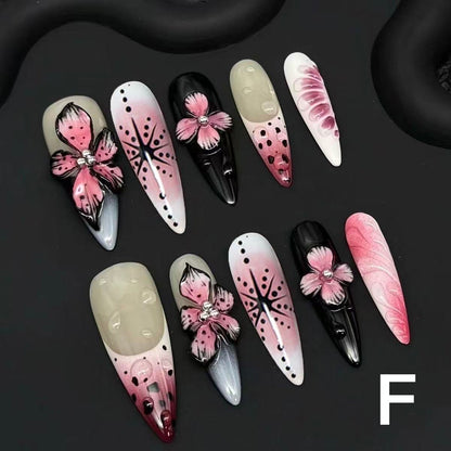 Purely Handcrafted Press-On Nails — Exquisite, Elegant, and Easy to Wear