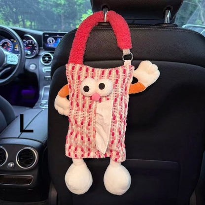 Creative Car Tissue Box — Cute Hanging Tissue Pouch for the Car Interior