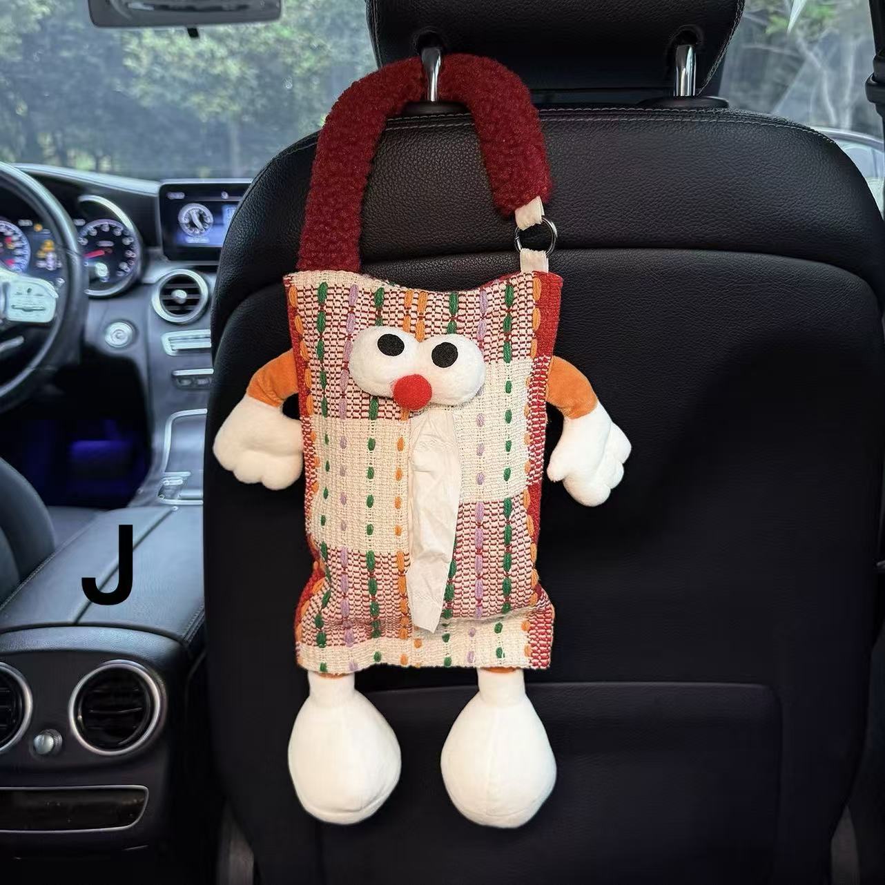 Creative Car Tissue Box — Cute Hanging Tissue Pouch for the Car Interior