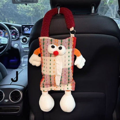Creative Car Tissue Box — Cute Hanging Tissue Pouch for the Car Interior