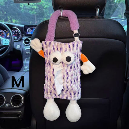 Creative Car Tissue Box — Cute Hanging Tissue Pouch for the Car Interior
