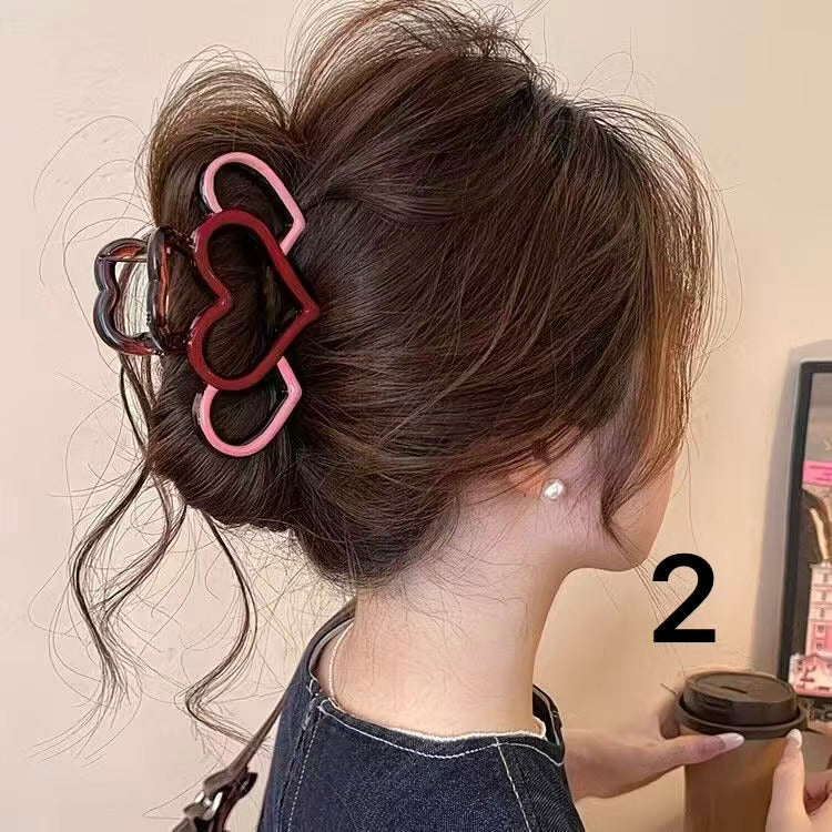 Cartoon Back-of-Head Claw Clip