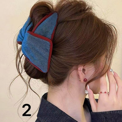 Korean-Style Retro Triangle Hair Claw Clip
