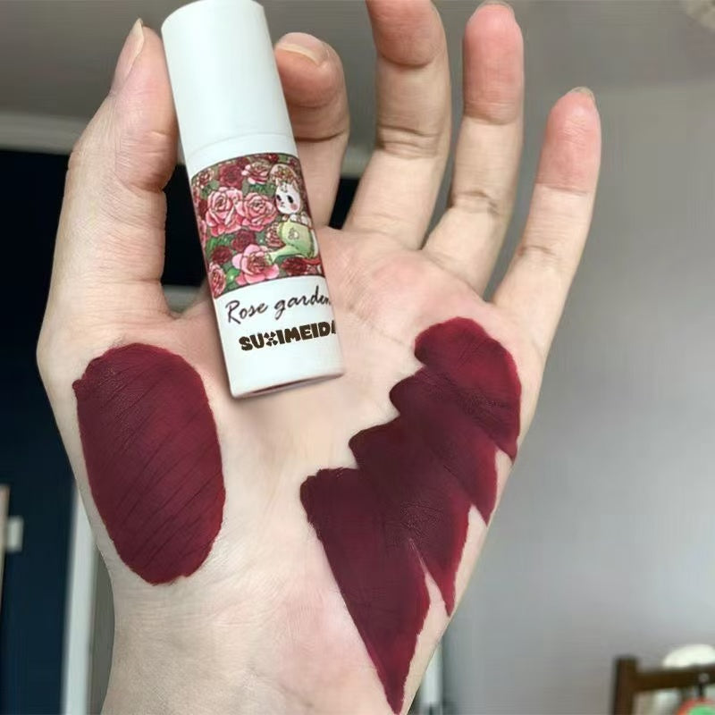 Matte Dusty Red Lip Mud