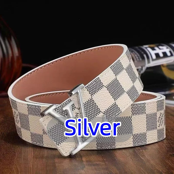 Men's Classic High-Quality Belt with Lettering — Delivered to Your Door in 3–5 Days
