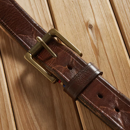 New Trend Genuine Leather Belt for Men, Casual Sports Cowhide Belt
