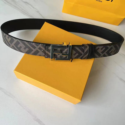 Luxury belt in classic logo style