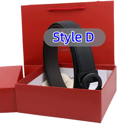 Classic Brand Engraved Reversible Belt (Colors: Black, Silver, Gold)