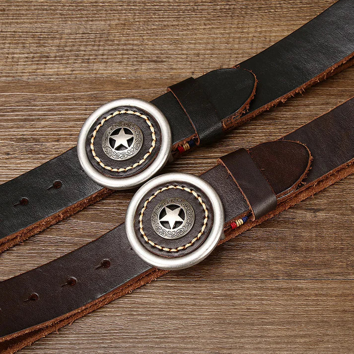 Classic Western Cowboy Dress Belt