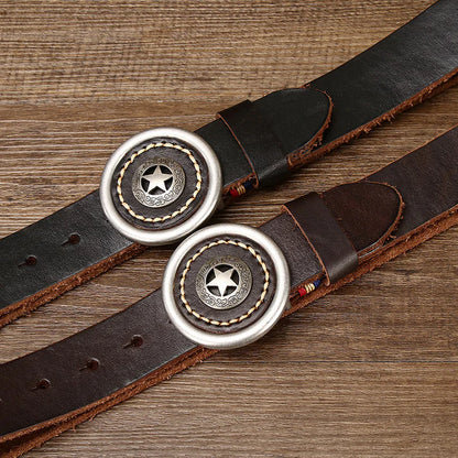 Classic Western Cowboy Dress Belt