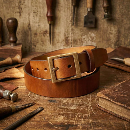 Vintage Belt — Top-Grain Cowhide