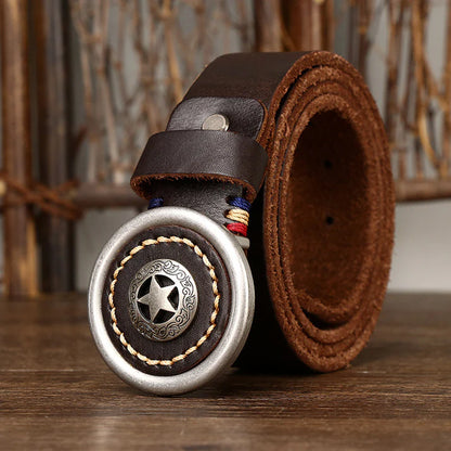 Classic Western Cowboy Dress Belt