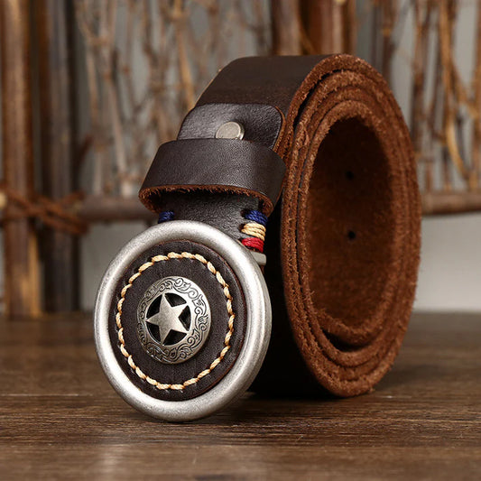 Classic Western Cowboy Dress Belt