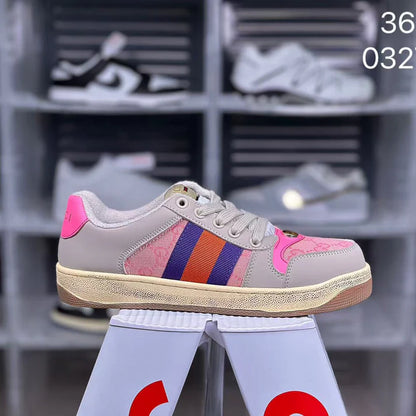 Low-top tennis shoes, lace-up casual shoes