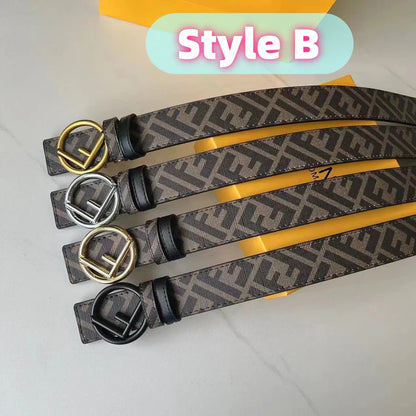 Luxury belt in classic logo style